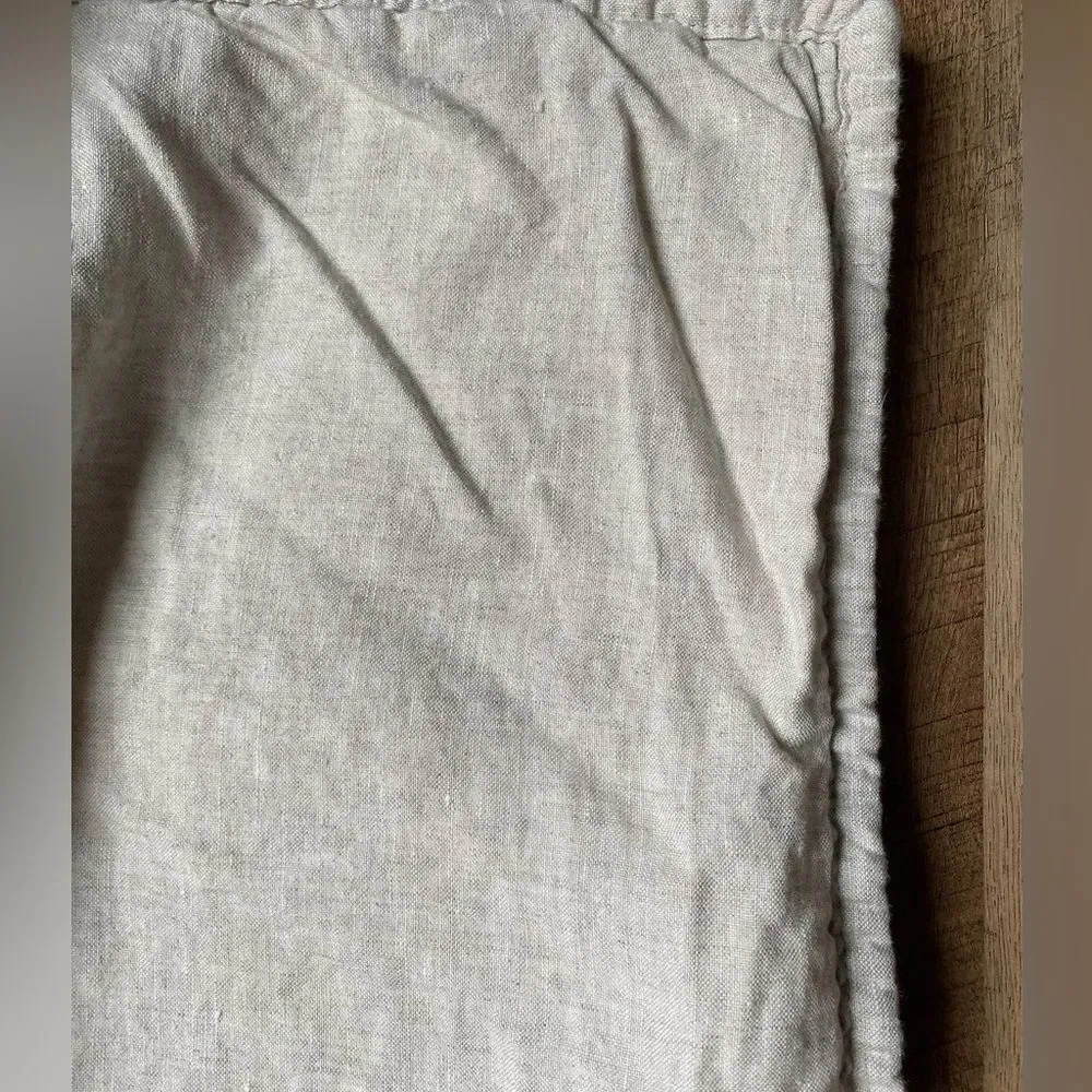 Pottery  Barn Elegant Quilted Textured Bed Pillow Sham Cover Set